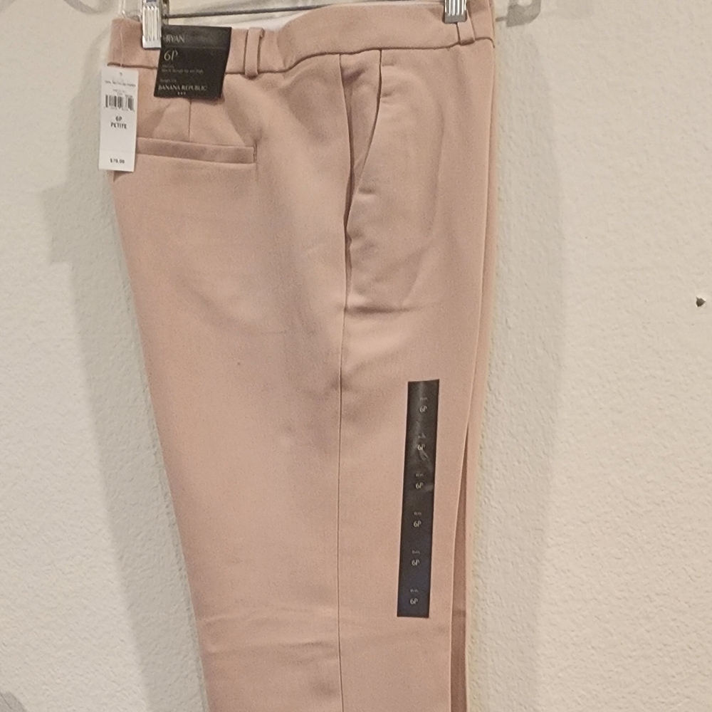 Banana Republic 6P slacks pale pink